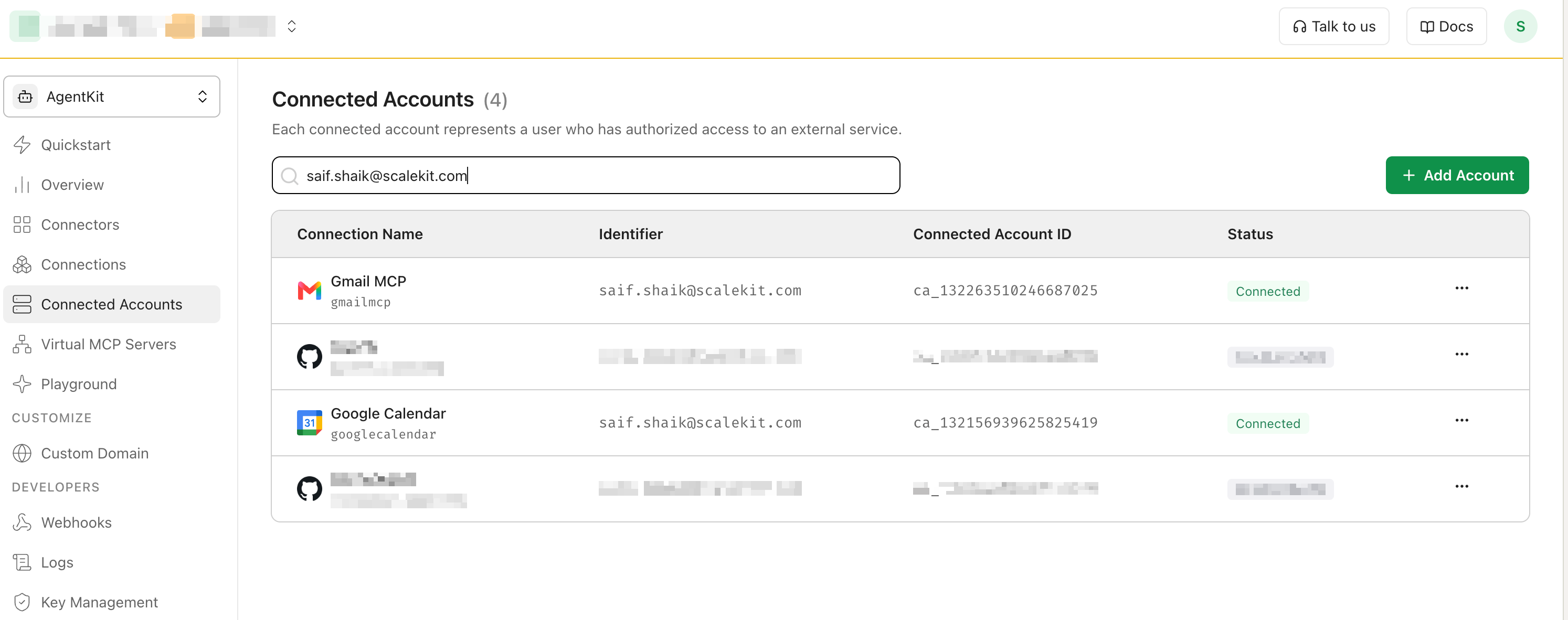 Registering the MCP tool in the Vapi dashboard